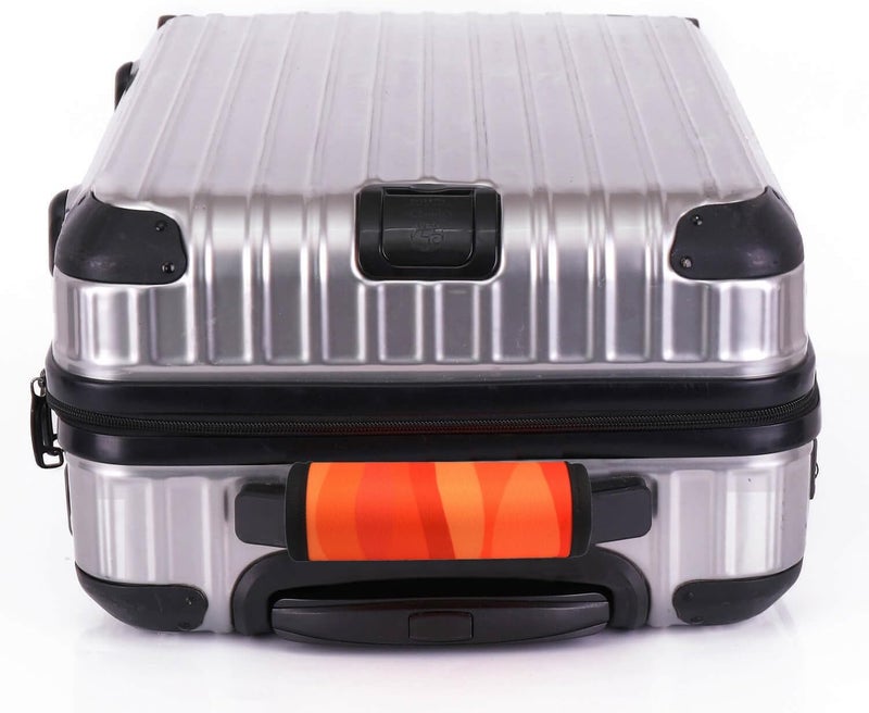 Gowraps Luggage Handle Wrap 2 Pack Luggage Handle Wraps for Suitcase Bright Neoprene Luggage Handle Covers/Extender/Identifiers-Travel Accessories Must Haves (Orange(2.0)-2 Pack) - Image 4